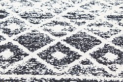 Rund Teppich - Ovada (schwarz/weiß)