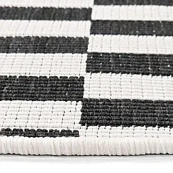 Rund Teppich - Indoor/Outdoor Otto (schwarz)