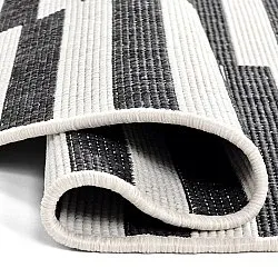 Rund Teppich - Indoor/Outdoor Otto (schwarz)