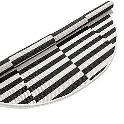 Rund Teppich - Indoor/Outdoor Otto (schwarz)