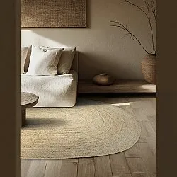Ovaler Juteteppich - San Francisco (jute)