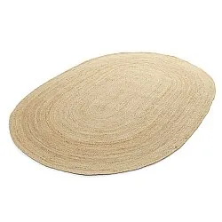 Ovaler Juteteppich - San Francisco (jute)