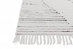 Flickenteppich - Palani (weiß/schwarz)