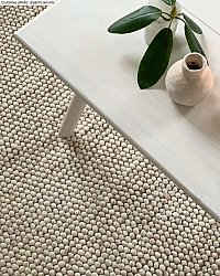Runde Teppiche - Avafors Wool Bubble (beige)