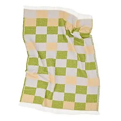 Plaids - Plaid en mélange de laine - Audrey Check (beige/vert/violet)
