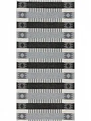 Kunststoffteppiche - Der Horred-Teppich Märta (grau/schwarz)