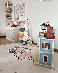Kinderteppich - Princess (rosa)