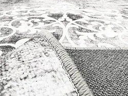 Wilton-Teppich - Santi (grau/weiß)