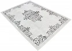 Wilton-Teppich - Santi (weiß/schwarz)