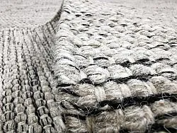 Wollteppich - Otago (grau/schwarz)