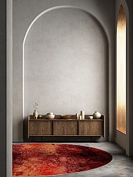 Rund Teppich - Wells (rot)