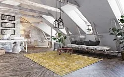 Wilton-Teppich - Gombalia (gelb)