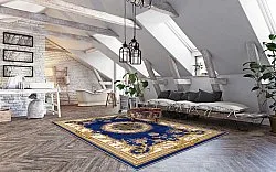 Wilton-Teppich - Marand (blau)