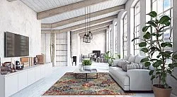 Wilton-Teppich - Bohemia (rot/multi)