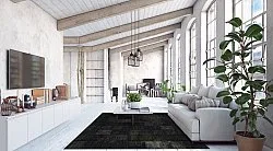 Wilton-Teppich - Karaman (schwarz)