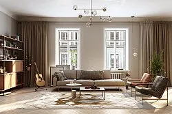 Wilton-Teppich - Castello (beige/weiß)