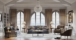 Wilton-Teppich - Amorgos (grau)