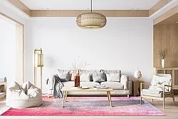 Wilton-Teppich - Perugia (rosa)