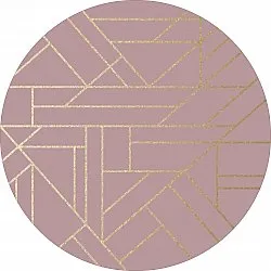 Rund Teppich - Marino (rosa)