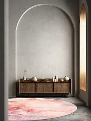 Rund Teppich - Nancy (rosa)