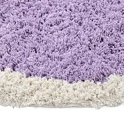Tapis rond - Naousa Natural Cotton Shaggy (multicolore)