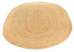 Ovaler Teppich - Ozar (jute)