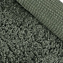 Rund Teppich - Combarro Solid Cotton Shaggy (grün)