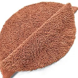 Rund Teppich - Combarro Solid Cotton Shaggy (hellorange)