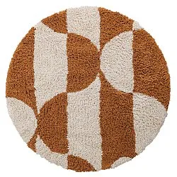 Rund Teppich - Perast Natural Cotton Shaggy (mehrfarbig)