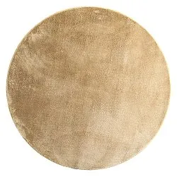 Tapis rond - Aranga Super Soft Fur (beige foncé)