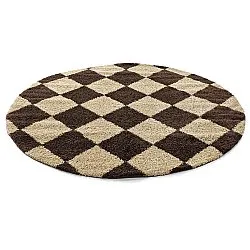 Tapis ronds - Albi (marron/beige)