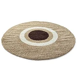 Runde Teppiche - Alsace (beige/weiß/braun)