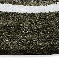 Tapis ronds - Alsace (vert/blanc/orange)