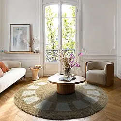 Runde Teppiche - Asilah (beige/weiß)