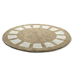 Runde Teppiche - Asilah (beige/weiß)