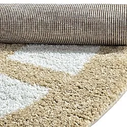 Runde Teppiche - Asilah (beige/weiß)