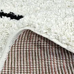Runde Teppiche - Eze (weiß/schwarz)