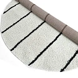 Runde Teppiche - Eze (weiß/schwarz)