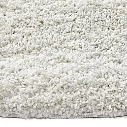 Runde Teppiche - Gordes (orange/weiß)