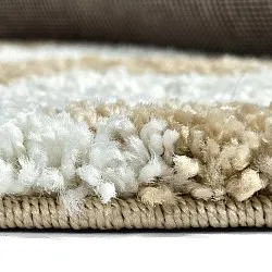 Runde Teppiche - Tamri (beige/weiß)