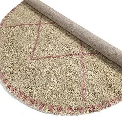 Runde Teppiche - Tiznit (beige/rosa)