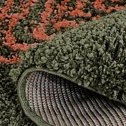 Runde Teppiche - Zagora (grün/orange)