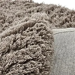Rund Teppich - Aliste Wool Shaggy (braun)