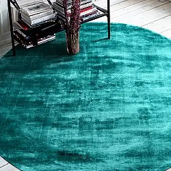 Rund Teppich - Jodhpur Special Luxury Edition (türkis)