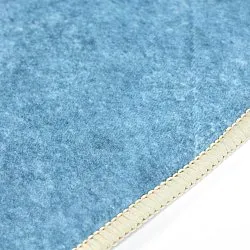Tapis rond - Lynton (bleu)