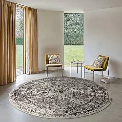 Rund Teppich - Peking Noble (grau)