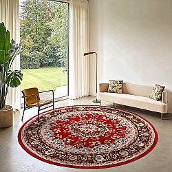 Tapis rond - Peking (rouge)
