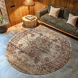 Rund Teppich - Peking Royal (weiß)