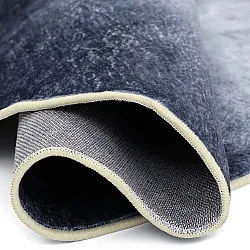 Rund Teppich - Serifos (dunkelgrau)