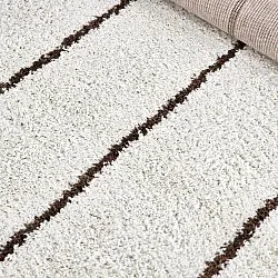 Hochflorteppiche - Eze (weiß/braun)